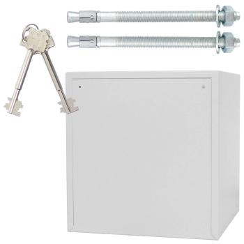 Rottner feuersicherer Dokumententresor S2 Fire Safe 40 Doppelbartschloss grau T06017